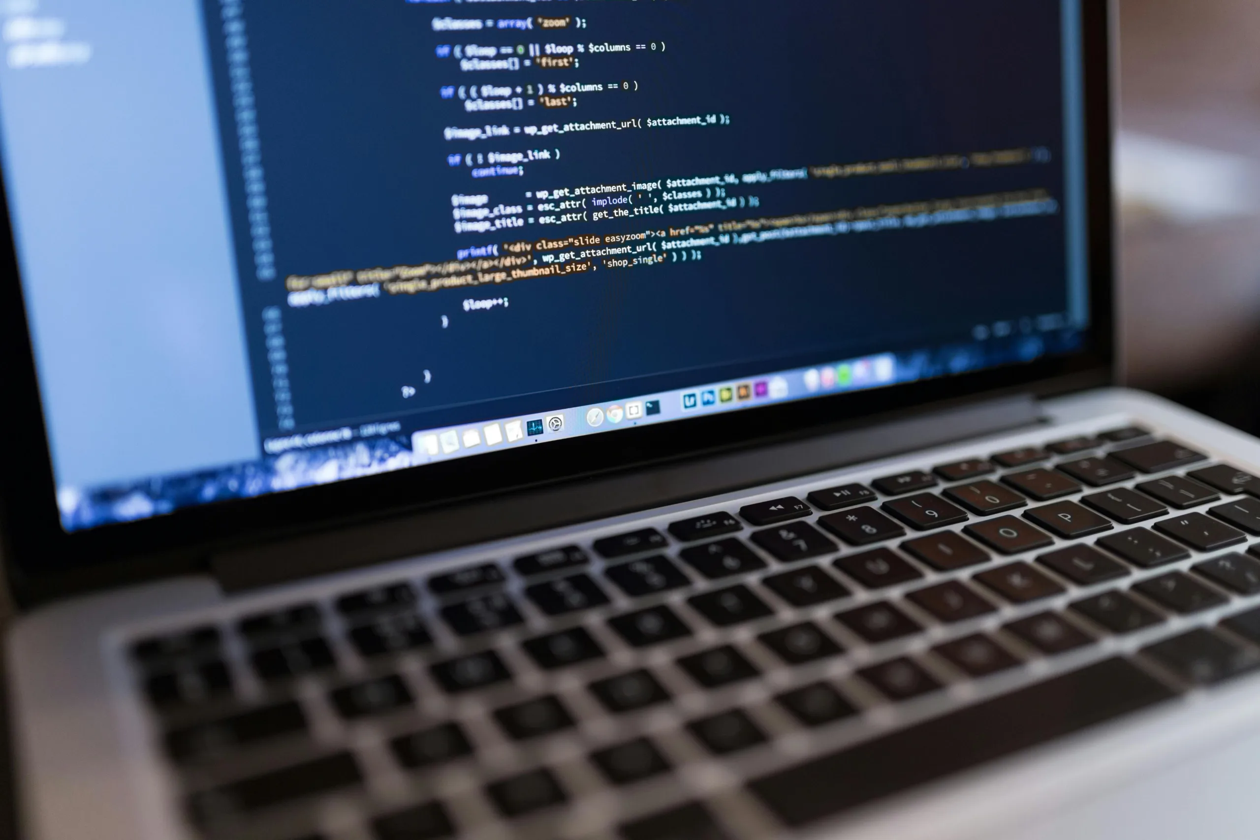 Web developer reviewing site speed and Core Web Vitals on a performance dashboard